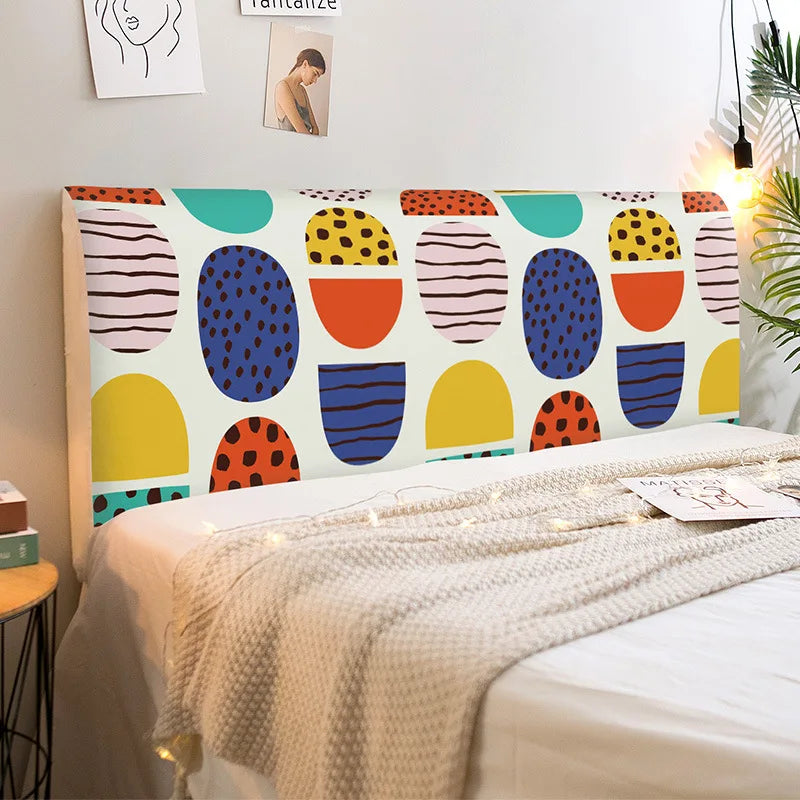 כיסוי ראש מיטה צבעוני